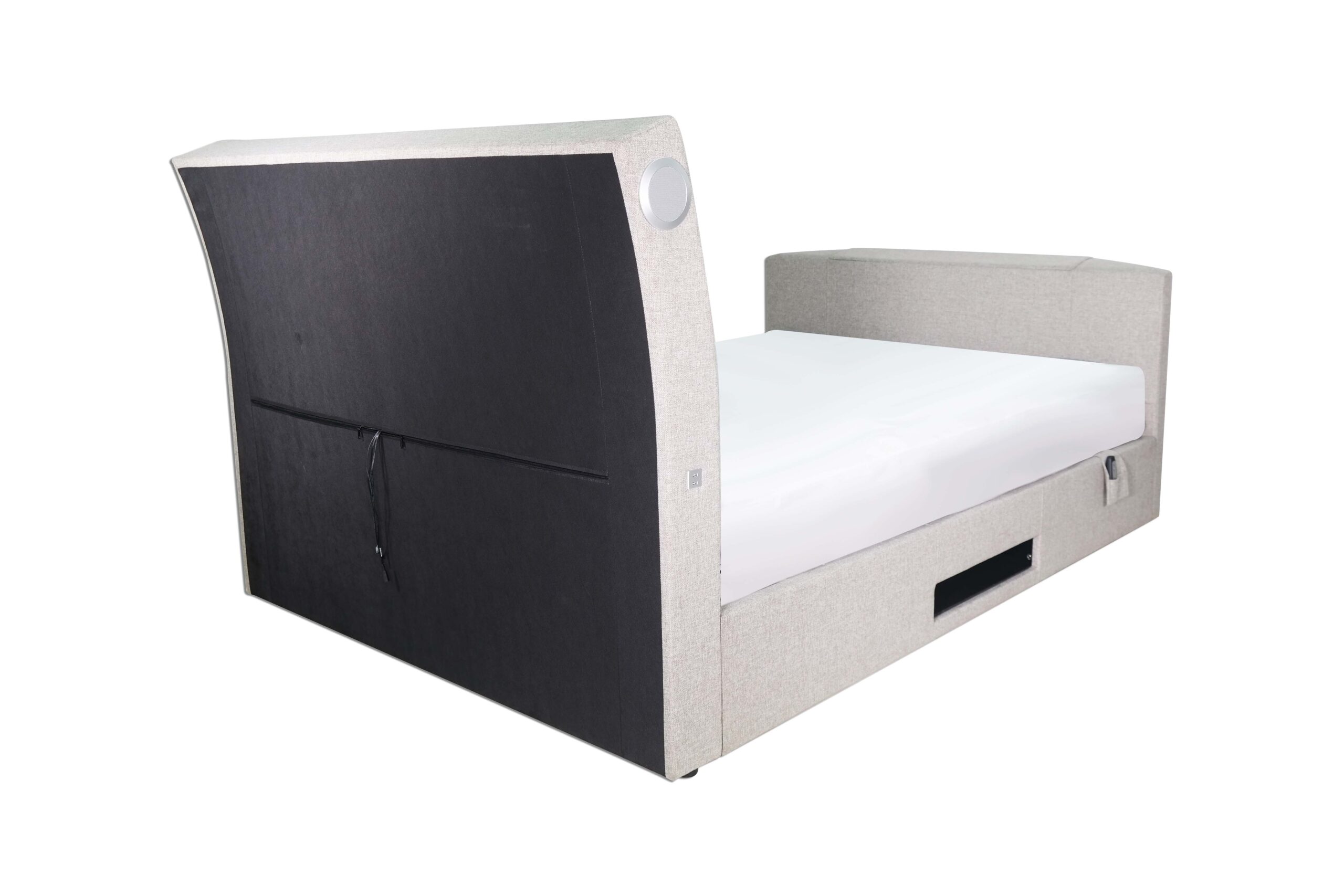Slim Andante Sleigh Media TV Bed BSSB Furniture