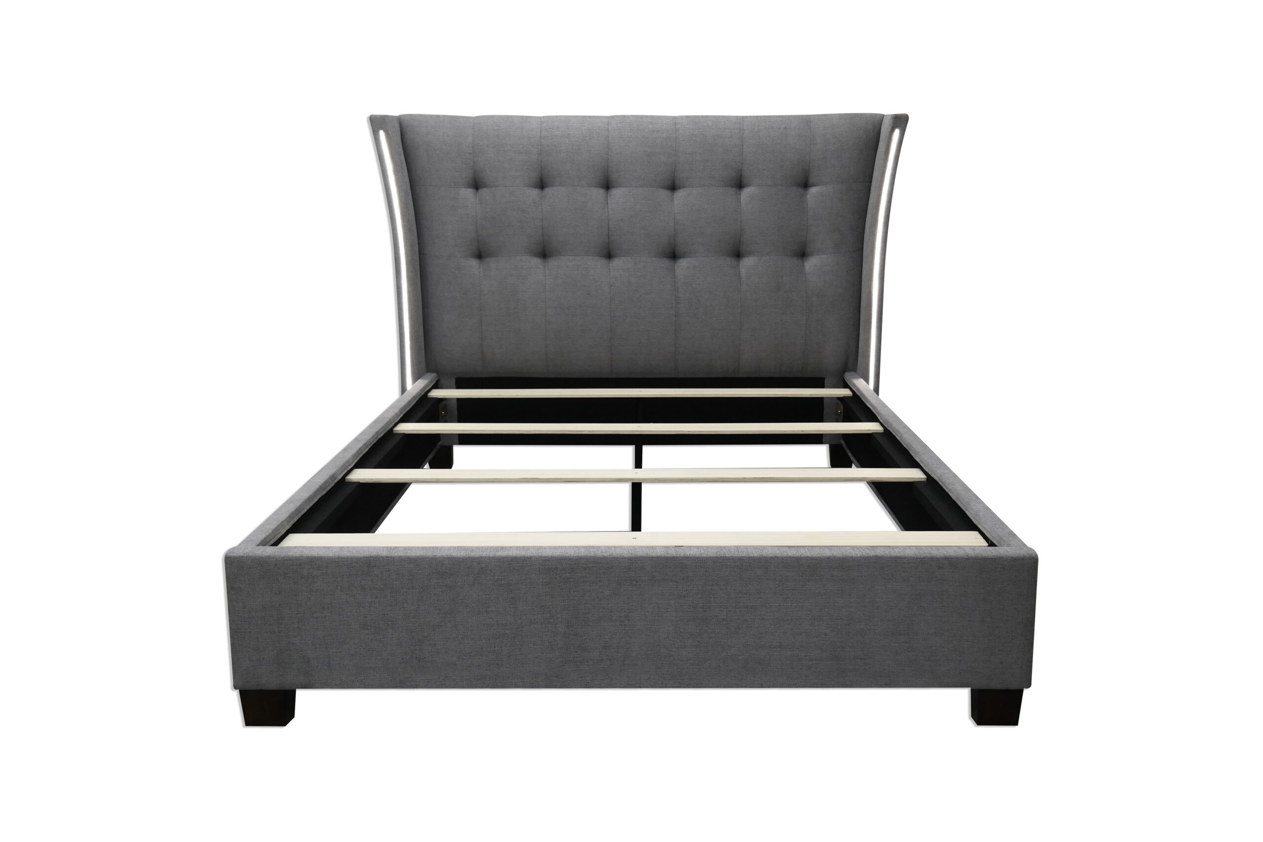 Karin Bed with USB & LED BSSB Furniture